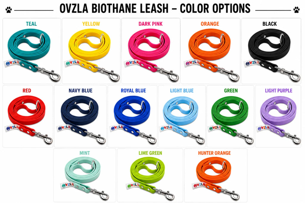OVZLA Biothane Dog Leash