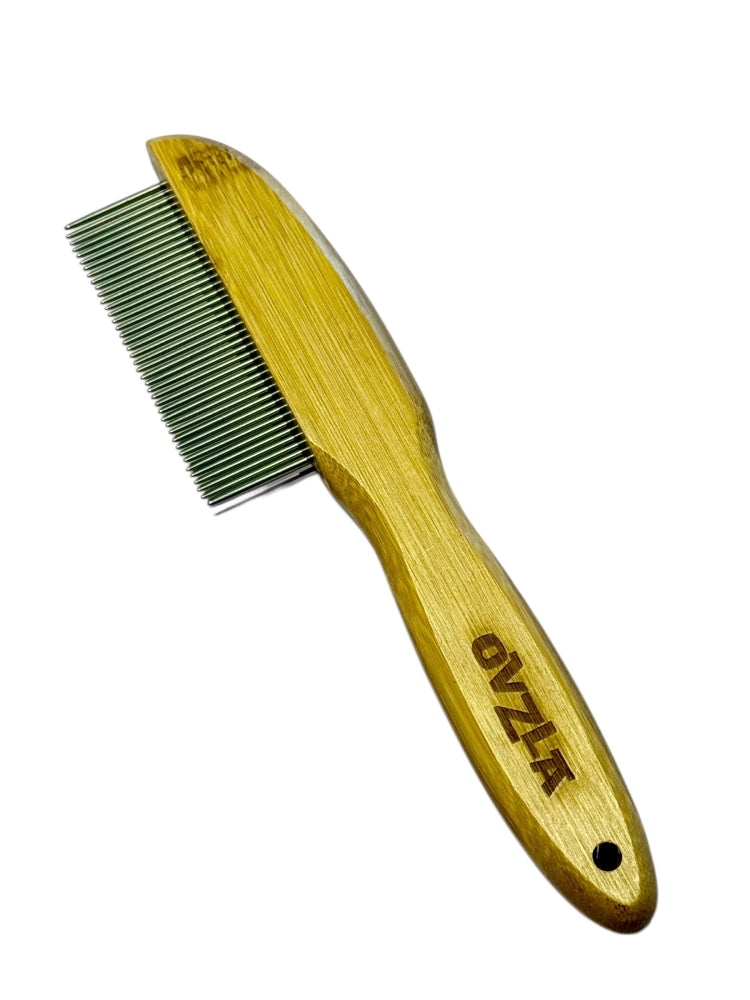 OVZLA Bamboo Pet Comb Brush