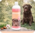 OVZLA Almond Dog Shampoo – Silky, Shiny Coat for Every Dog