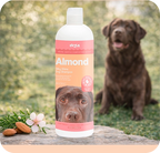 OVZLA Almond Dog Shampoo – Silky, Shiny Coat for Every Dog