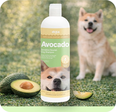 OVZLA Avocado Dog Shampoo – Gentle Care for Sensitive Skin