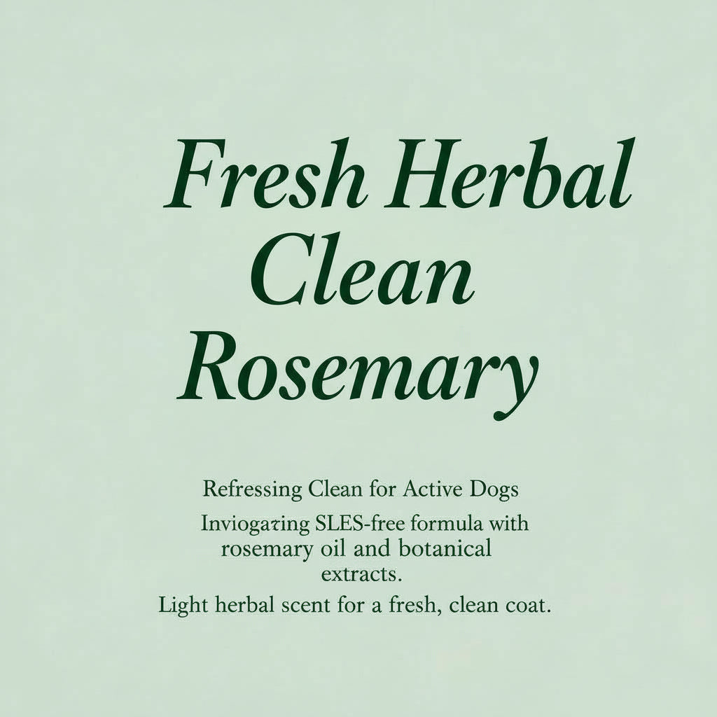OVZLA Rosemary Dog Shampoo – Refreshing Clean for Active Dogs