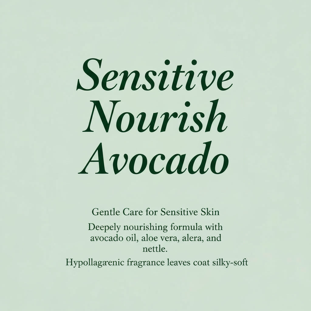 OVZLA Avocado Dog Shampoo – Gentle Care for Sensitive Skin