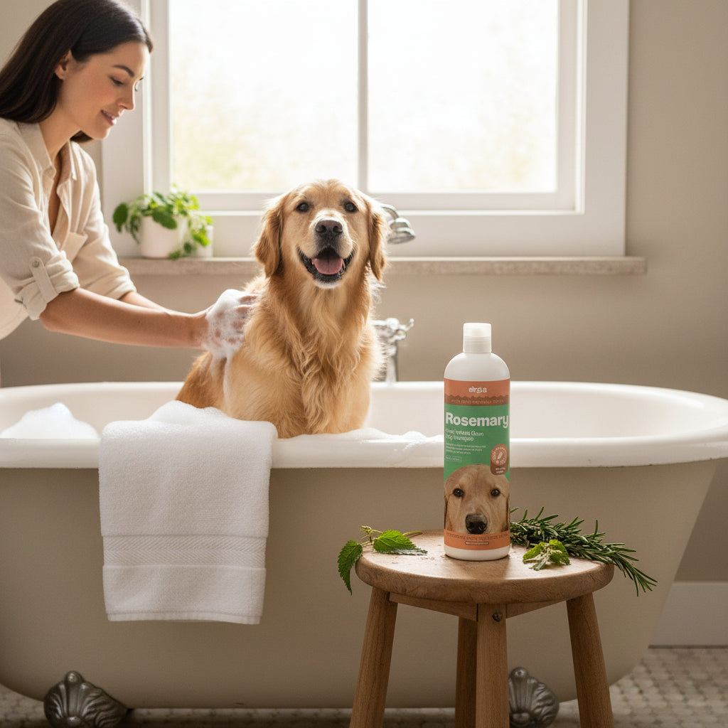 OVZLA Rosemary Dog Shampoo – Refreshing Clean for Active Dogs